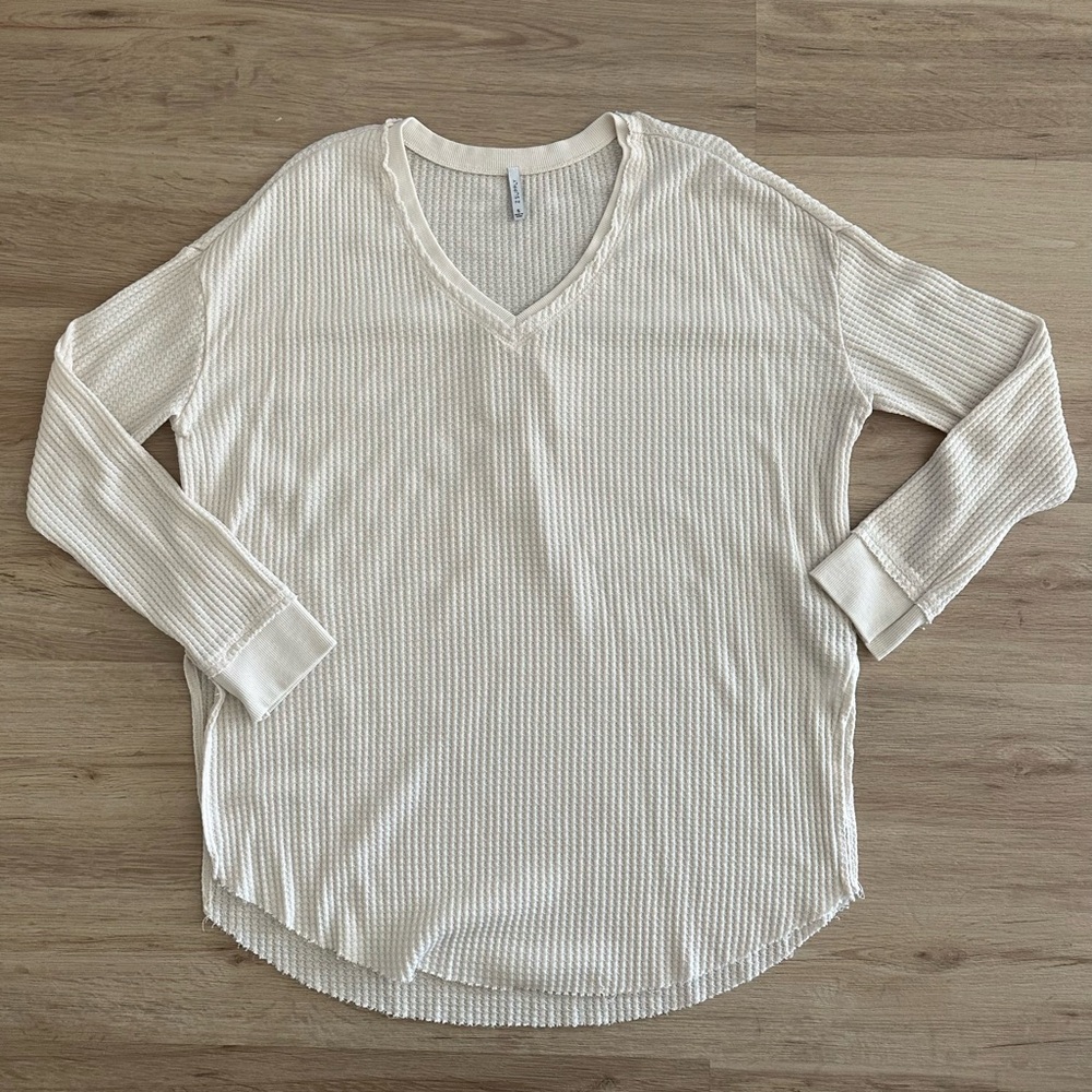 🔹Z Supply Waffle Knit Long Sleeve